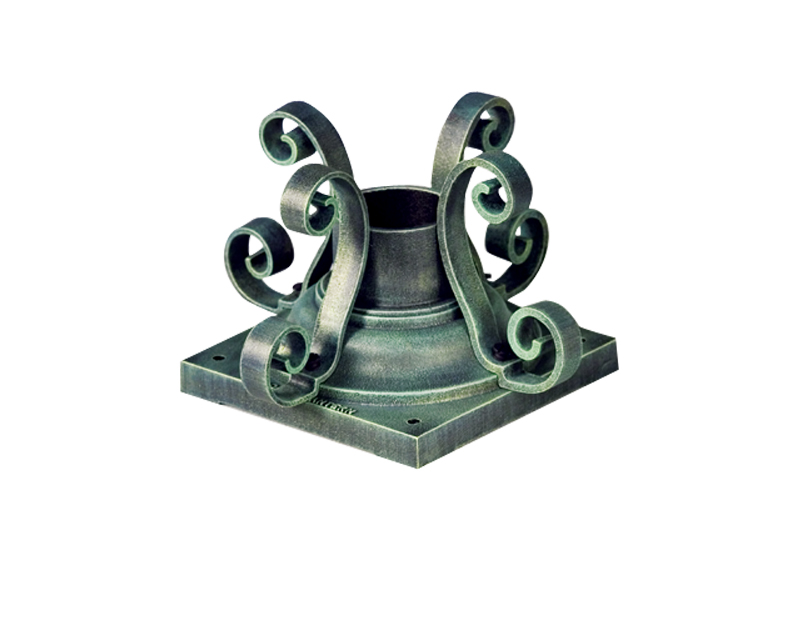 Pier Base with Scrolls (455)